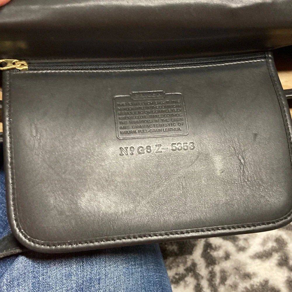 Coach Diplomat attache No G8Z-5353, black leather, gold tone hardware, briefcase
